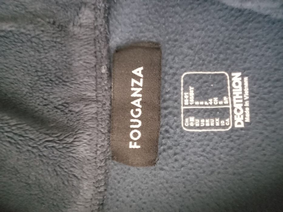 FOUGANZA кофта на молнии стеганый кардиган на флисе