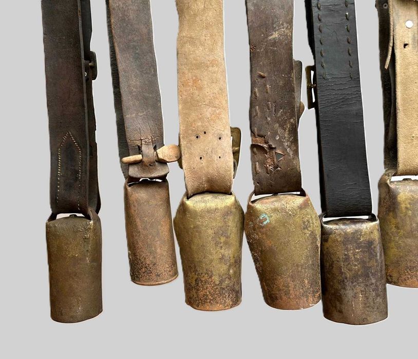 10 chocalhos antigos com coleira optimo som