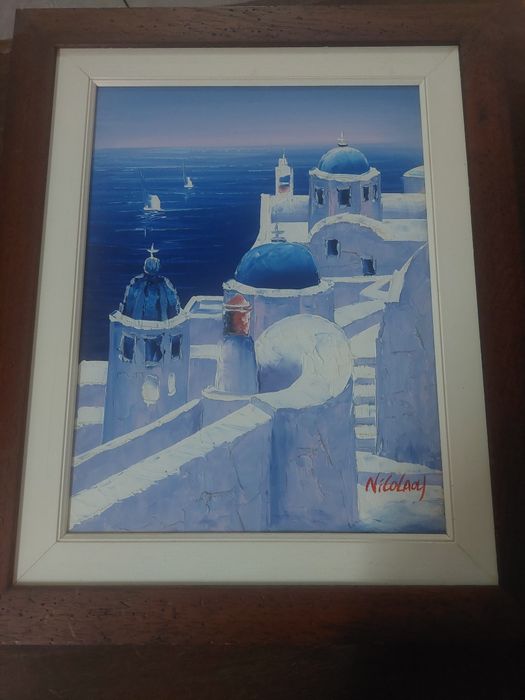 Quadros pintados à mão