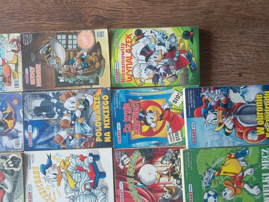 Komiksy Gigant 18 sztuk