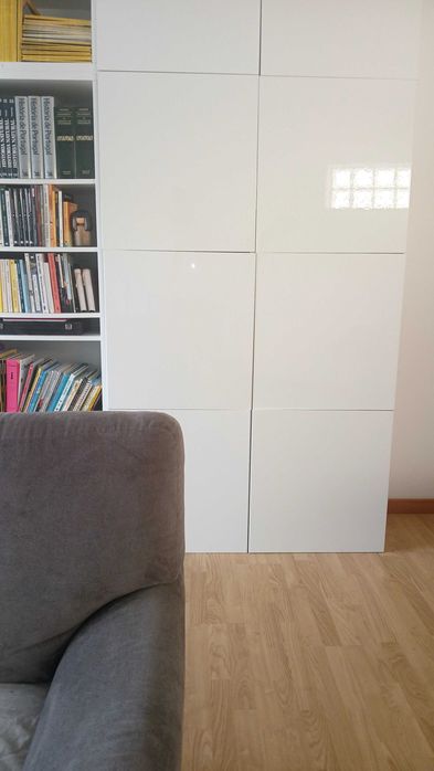 Portas IKA SELSVIKEN, brilho branco, 60x64 cm