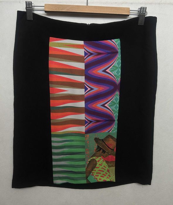 Desigual _ Czarna prosta spódnica 40