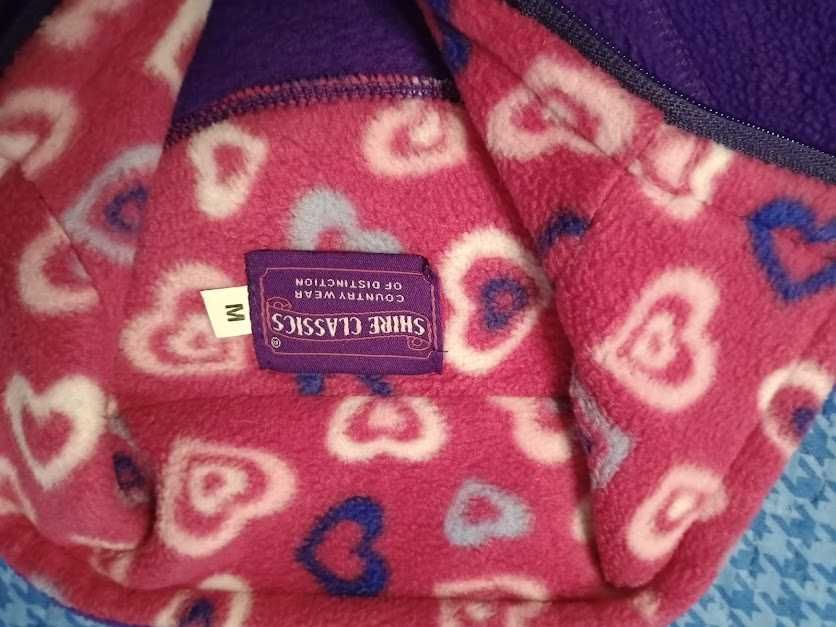 Bluza polarowa z koniem i jeźdźcem na ok. 7lat