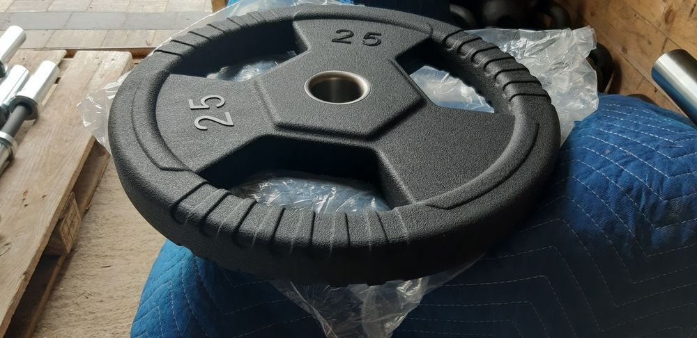 Obciazenia 25 20 15 kg olimpijskie fi 51mm ogumowane