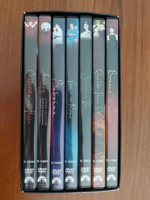 **7 DVD zona 2*Audrey Hepburn*Fashion Collection**