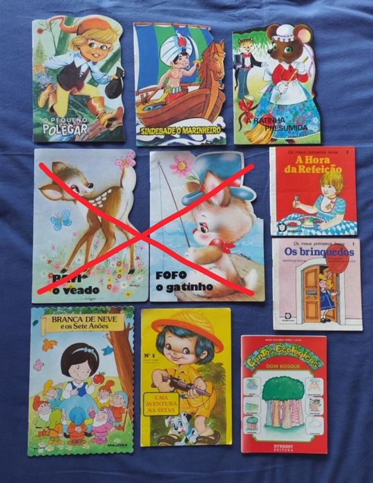 Lote de 8 livros infantis