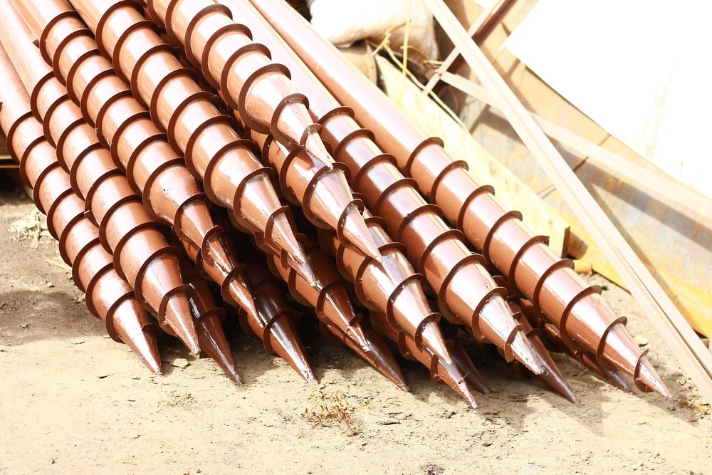 Свая винтовая (геошуруп) винтовой столб для домов из газобетона.: 1 100 ...