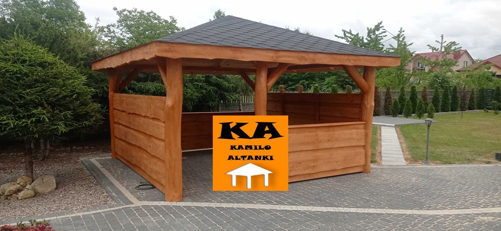 Altanka, Altana, Altanki, Altany na grubym balu ogrodowe