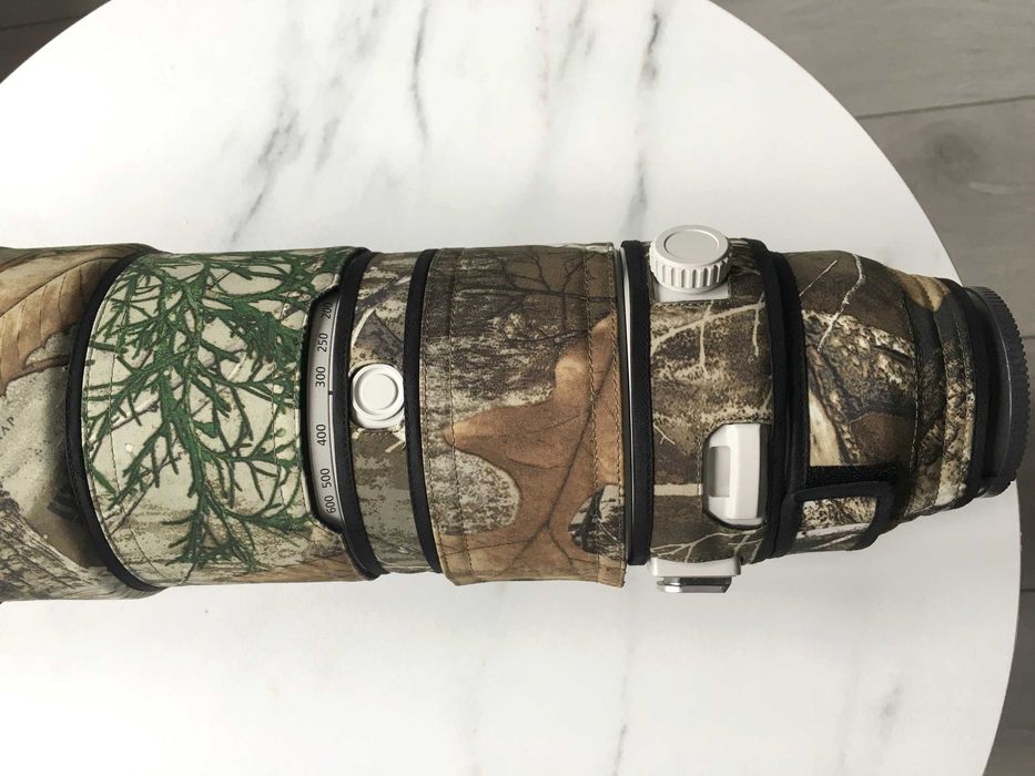 Kamuflaż pokrowiec osłona maskująca na obiektyw SONY 200-600 - NOWA