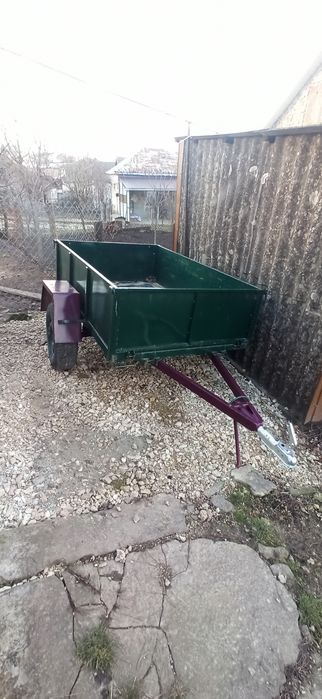 Причеп до мото-трактора самосвал