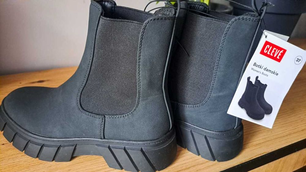 Botki buty nowe damskie Cleve rozmiar 37
