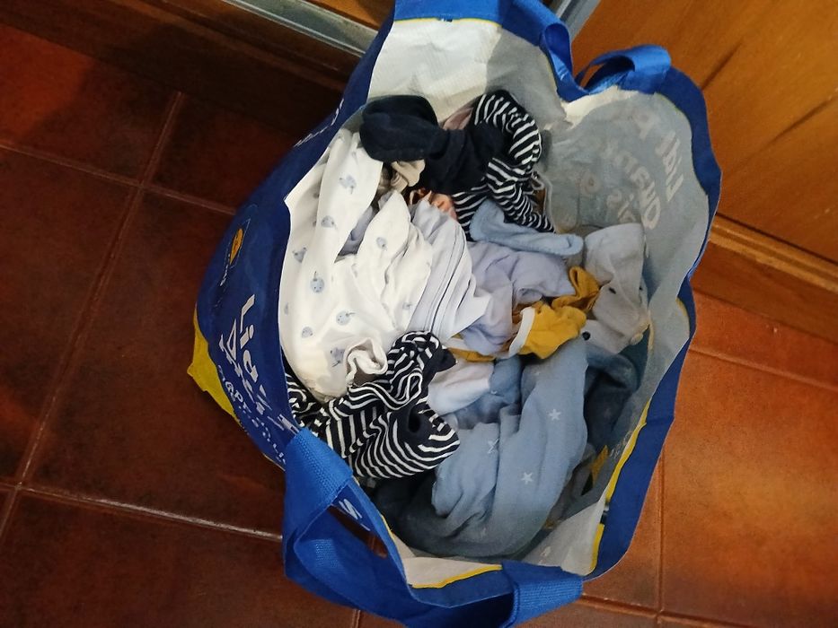 Saco de roupa de bebé