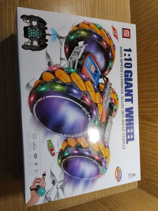 Вездеход twist аккумул. на пульте (2 пульта) радиоупр металл свет звук