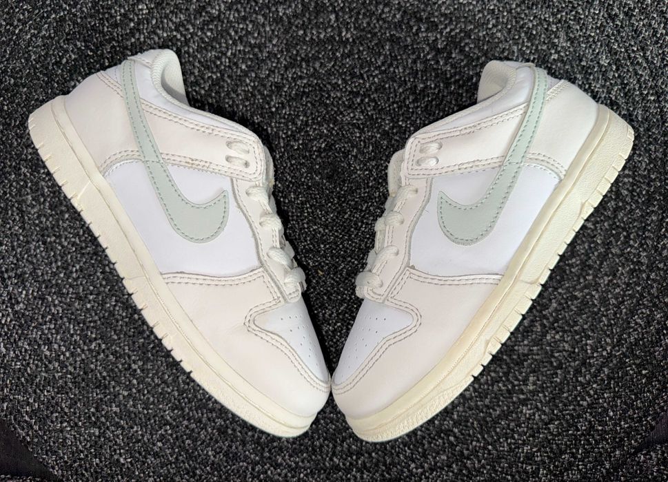 Шкіряні кросівки nike dunk low, оригінал, р-р 31,5, уст 20 см