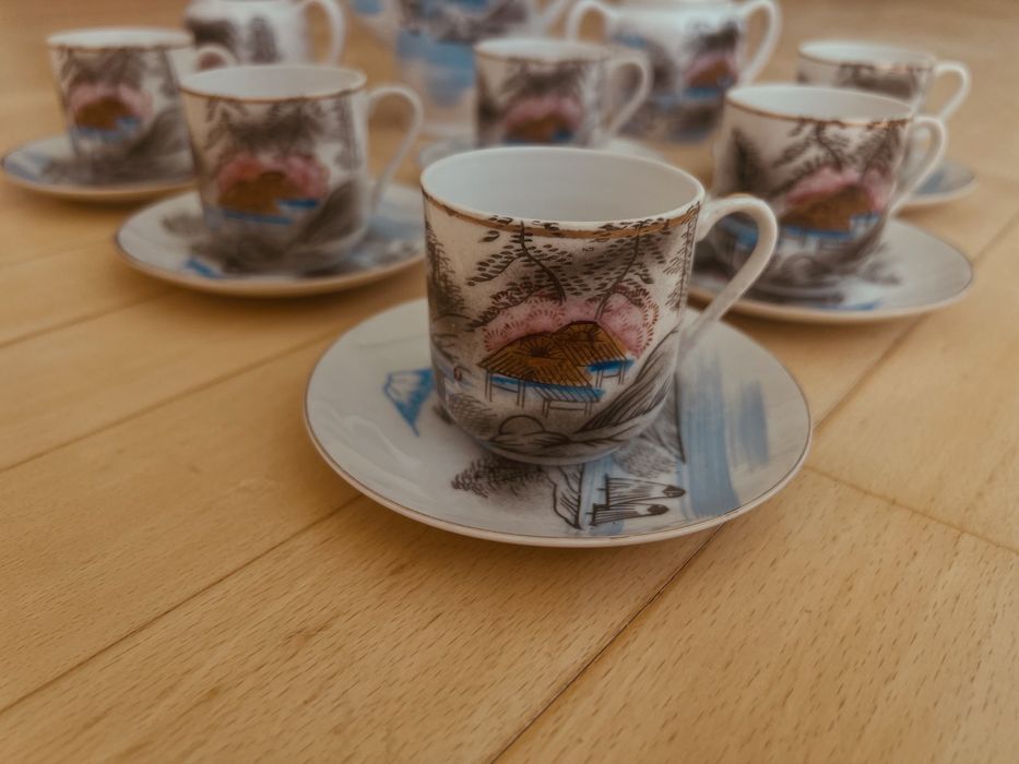 Chinese Eggshell Tea Set64551616090115126