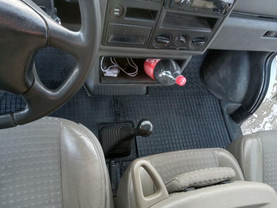Volkswagen T4 Transporter 1990-2003 рр. Гумові килимки (2 шт, Polytep)