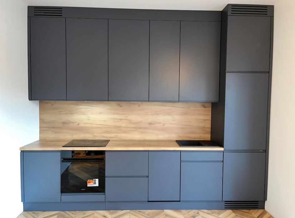 Meble kuchenne na wymiar, zestaw mebli, kuchnia, lakier, akryl.