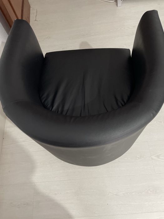 Poltrona de pele