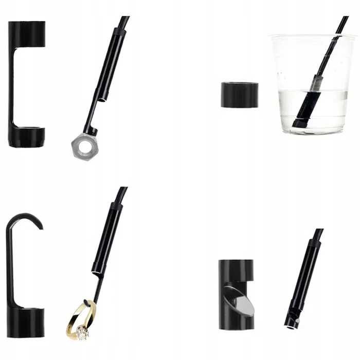 Kamera INSPEKCYJNA 4,3'' ENDOSKOP Dwie Kamery 5m 8LED Profesjonalna