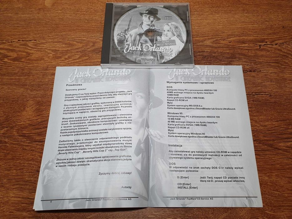 JACK ORLANDO - polskie wyd. premierowe + instrukcja z big box PL [PC]