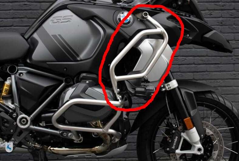Права захисна дуга з кронштейном BMW R1200/1250GSA K51 2018-24 Защитная дуга топливного бака правая