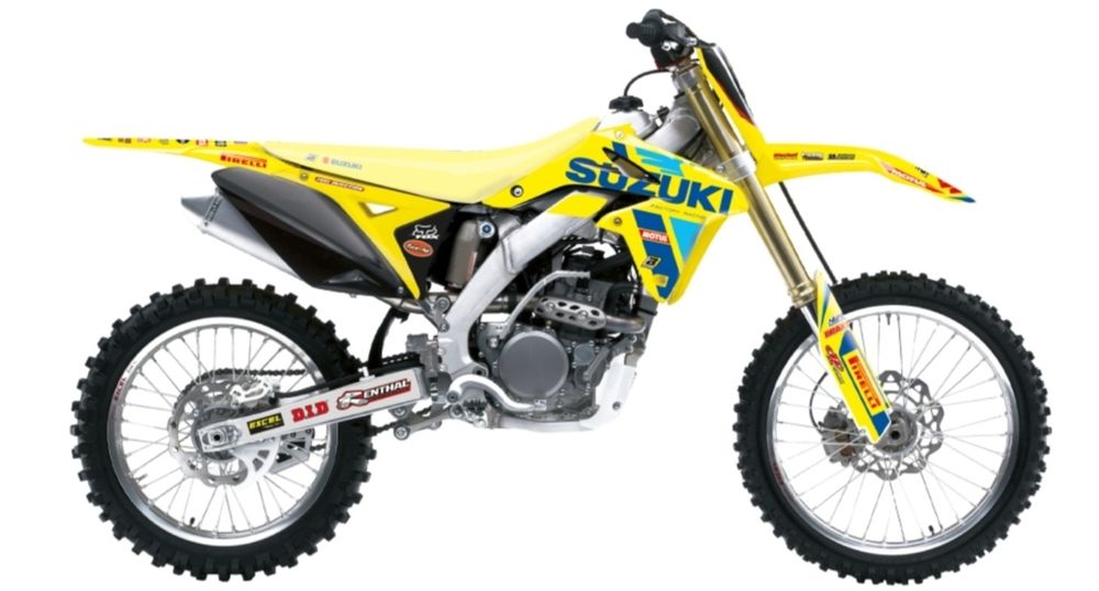 Okleina Komplet naklejek oklein Suzuki RMZ 450 rok 08-17 replica Nowa