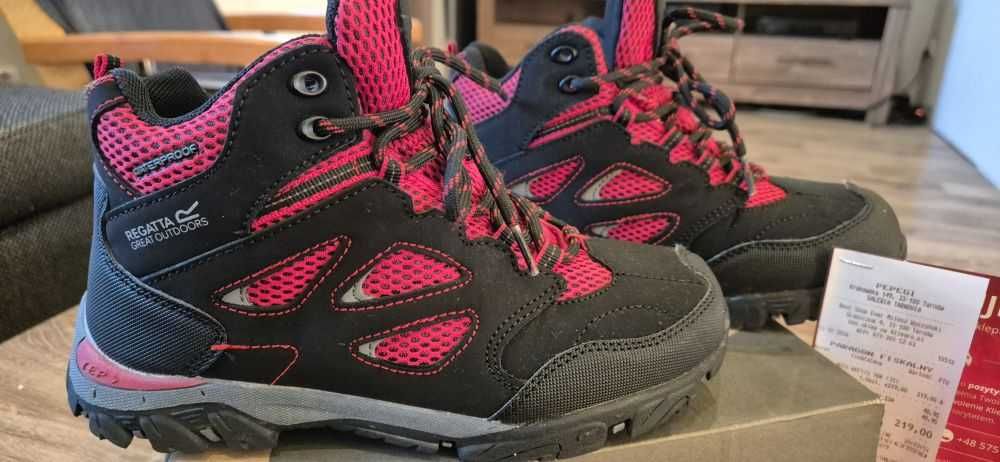 buty trekkingowe nr 35 chłopięce REGATTA waterproof