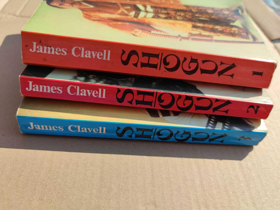 Shogun książka James   Clovell tom 1, 2 , 3