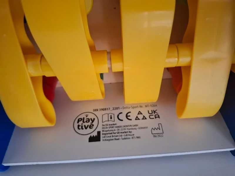 Brinquedo madeira – Banco de pinos bater pinos educativo (sem martelo)