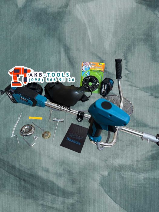 Електро косилка Makita DUR502BL Аккумуляторный тример для косіня трави