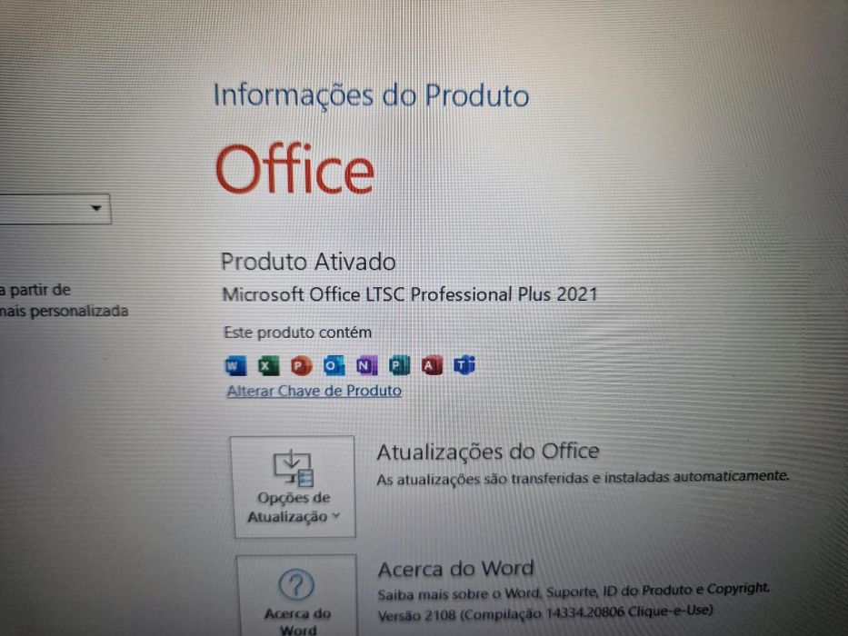 Excelente portátil para estudos HP 250 G8 i5 11.ª Geração | Office Permanente | SSD 258 GB | Bom estado