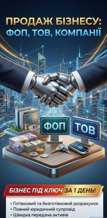 Готові ТОВ / ФОП з рахунками | Номінальний директор | Прийом платежів на ТОВ/ФОП | Якісно, швидко, професійно!