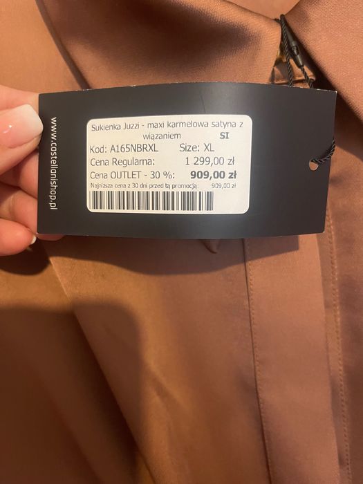 Elegancka sukienka maxi