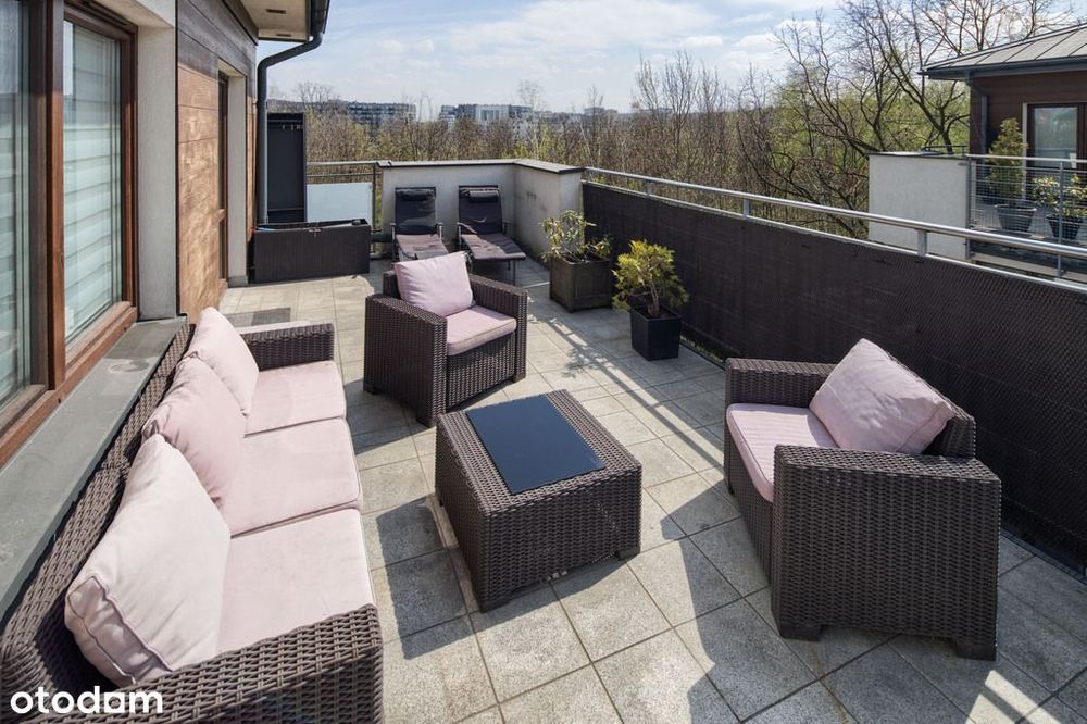 Penthouse z tarasem przy rezerwacie - 3/4 pokoje