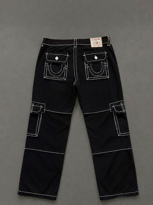 True Religion джинси карго чорні штани