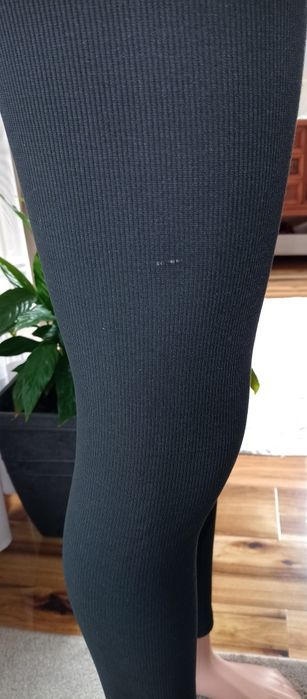 Leginsy, getry Power Flower czarne rozmiar L/XL