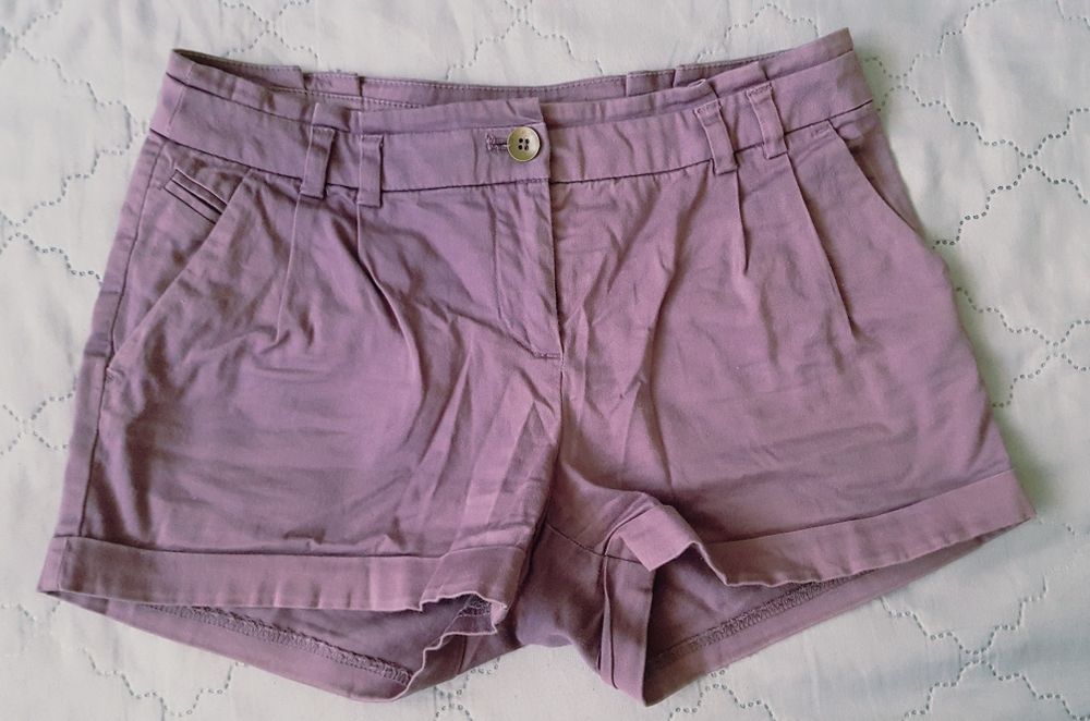 Spodenki szorty fioletowe H&M r.36/S