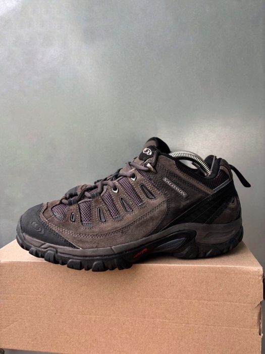 Шкіряні кросівки Salomon contagrip exit