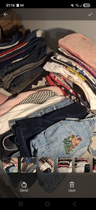 Paka ubrań dziewczęcych 146-152