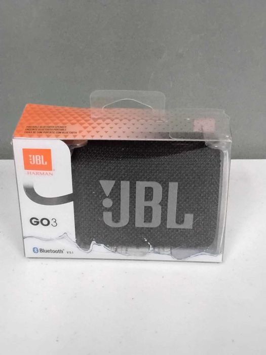 JBL GO 3 – nowy, wodoodporny głośnik Bluetooth, czarny