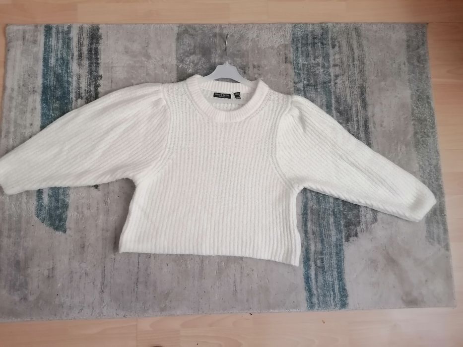 Kremowy krótki sweter Brave Soul XS