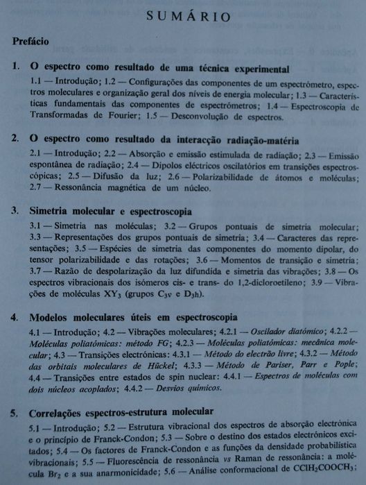 Espectroscopia Molecular (Fundamentos, Métodos e Aplicações)64285663362178124