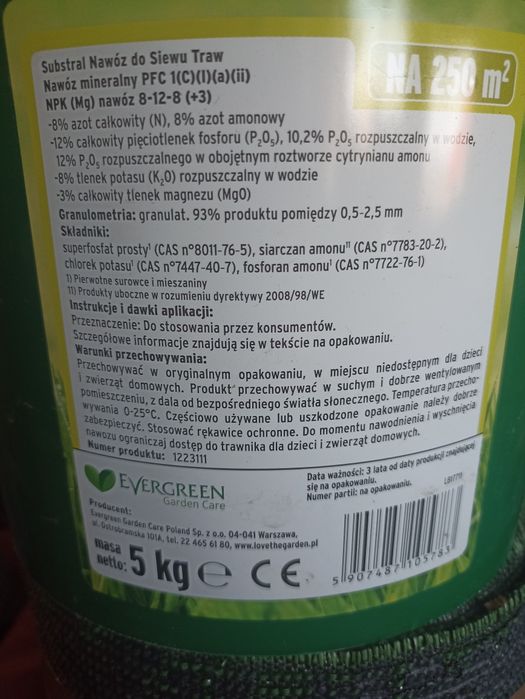 Nawóz substral do trawnika