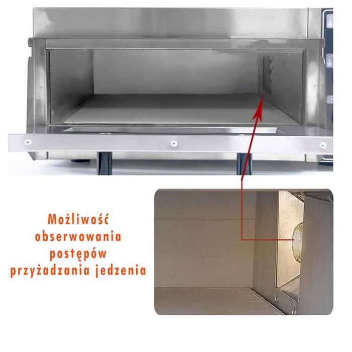 Piec do pizzy, PROFESJONALNY, elektryczny, gastronomiczny, nowy