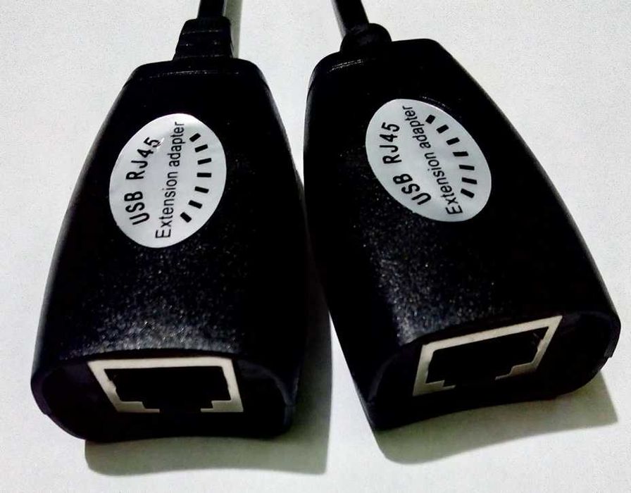 USB продовжувач по витій парі RJ45 USB удлинитель тест 25м