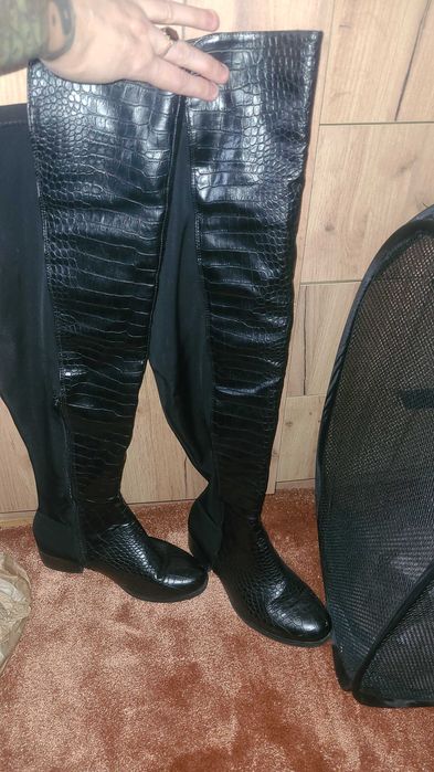 Kozaki muszkieterki  za kolano rozmiar 38