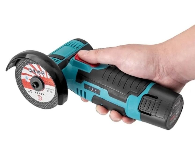Mini Szlifierka kątowa 12V wysokoobrotowa, tarcze akumulator ładowarka