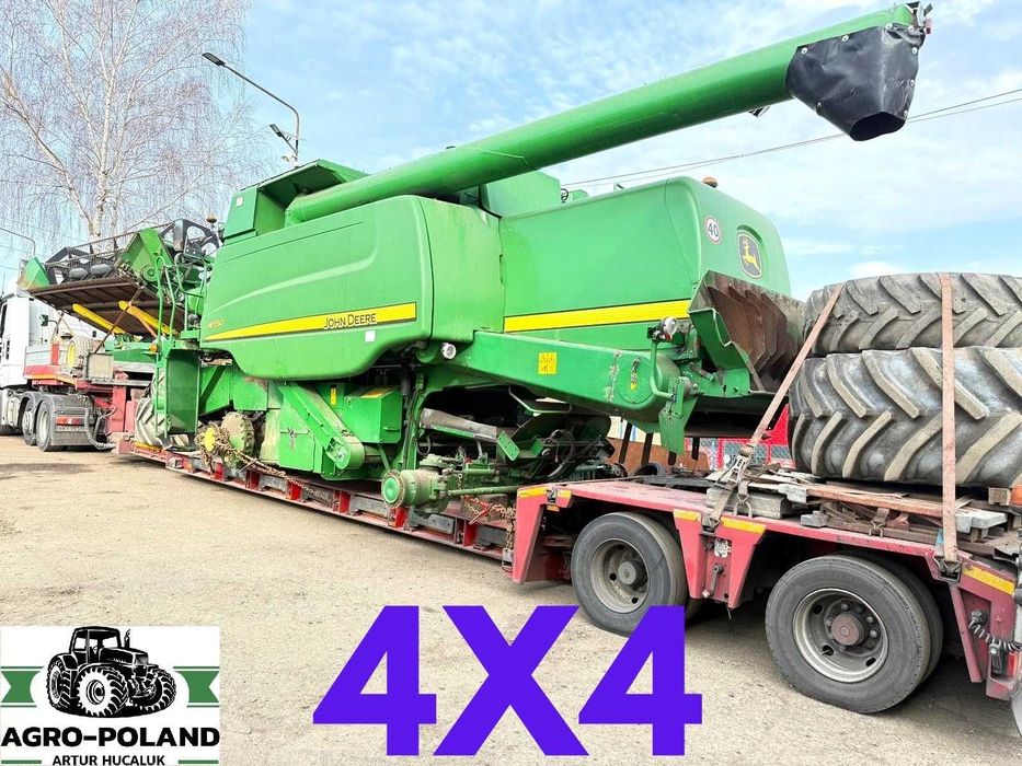 Комбайн John Deere W 550 - 4X4 - 2008 рік - 3602 м/г - 6.1 м