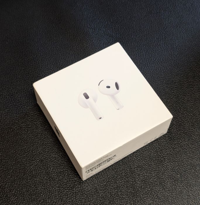 Оригінальні Apple airpods 4 нові запаковані з пломбами ( рік гарантія офіційна)