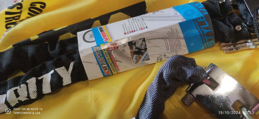 Cadeados em aço com cadeado de 3 chaves